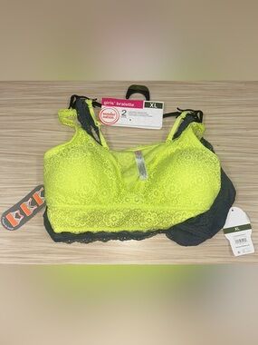 Wonder Nation Girls Convertible Bralette 2 Pack